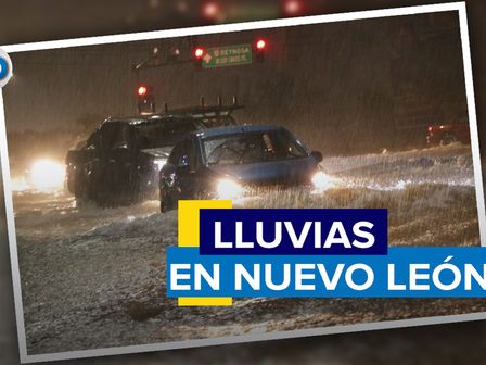 Afectaciones por lluvias en Monterrey y Área Metropolitana. / Raúl Palacios