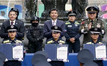 Graduación de 46 nuevos elementos de la SSC Puebla | Agencia Enfoque