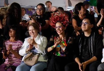 La presidenta de Tlaquepaque, también se vistió para la emotiva celebración. | Sebastián Cano