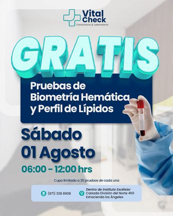 Esta actividad forma parte de la inauguración de Vital Check