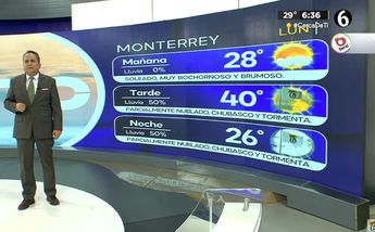 Clima en Monterrey lunes 27 de mayo
