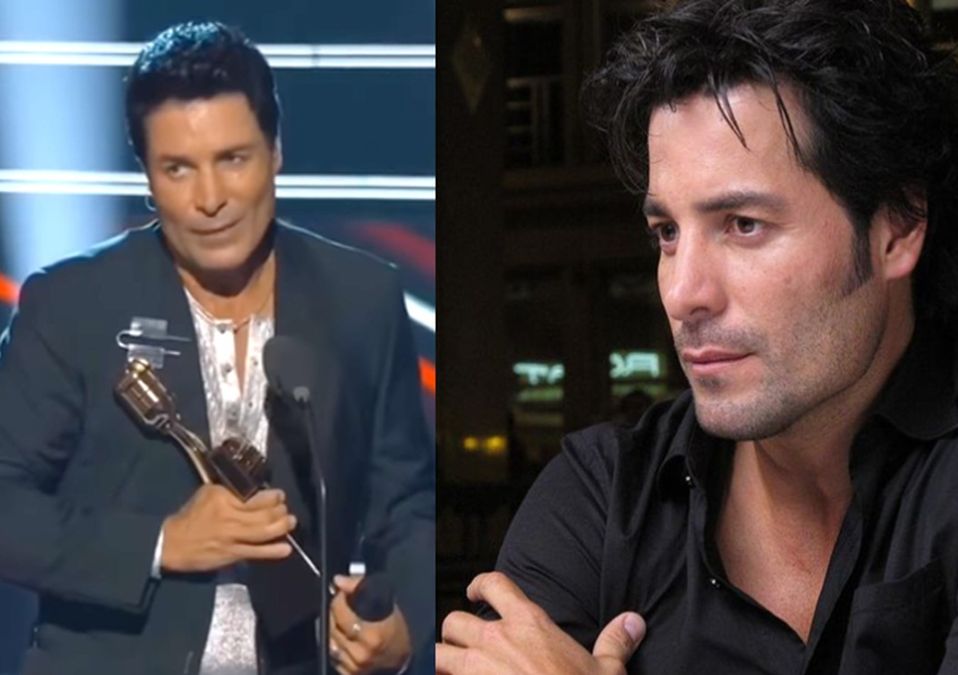 Chayanne dio un emotivo mensaje al recibir el Premio ícono en los Latin Billboard 2022.