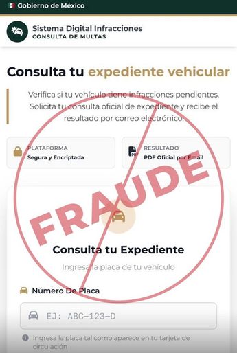 La página falsa es similar a la del Gobierno de Puebla y así puede identificarse / Especial