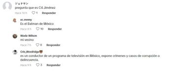 Fans de C4 dicen, medio en broma, que es "el Batman de México"./ Captura de pantalla tomada de Tik Tok.