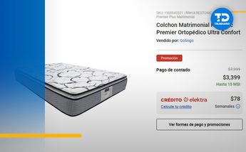 Elektra colchones