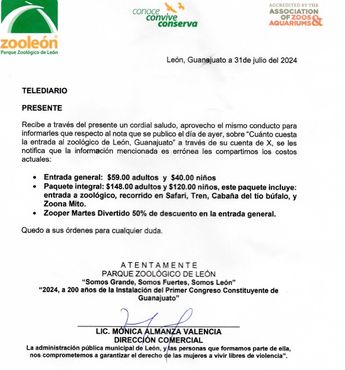 Zoológico León, Guanajuato 2024: cuánto cuesta la entrada | Especial