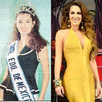 Ninel Conde a los 18 años, en el certamen "Señorita Estado de México” 1994.