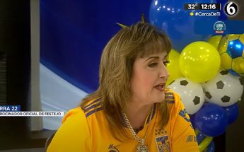 María Julia festeja victoria de Tigres frente a Luis Carlos | Especial