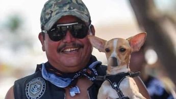 Perrito llega a velorio de su dueño tras morir en accidente en Reynosa, Tamaulipas | Especial