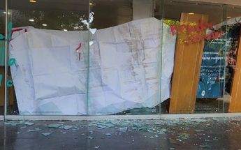 Edificio de la Rectoría de la UDG con afectaciones / Pablo Núñez