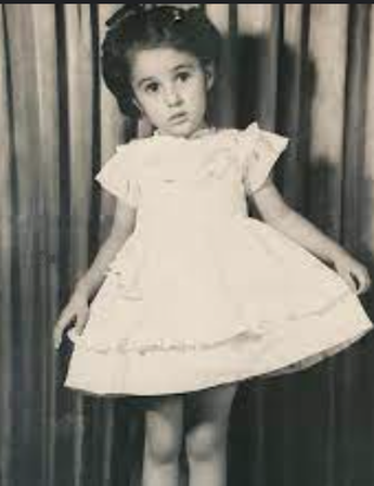 Florinda Meza de niña | foto: X @FlorindaMezaCH