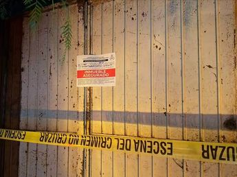 Policía Ambiental resguardó un perro Rottweiler tras el cateo.