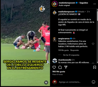 Así fue la respuesta de Sergio Ramos / ESPECIAL