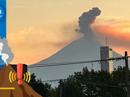 El semáforo de alerta volcánica se encuentra en Amarillo Fase 2 / Andrés Lobato