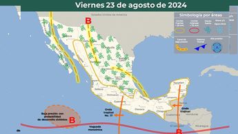 Clima en México 21 de agosto