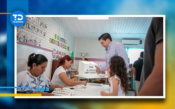 Raúl Cantú participando en la jornada electoral | Especial