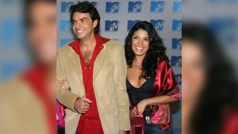 Dalilah Polanco y Eugenio Derbez en una alfombra de MTV | Recuperado de redes sociales