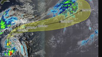 Trayectoria del huracán Gabrielle