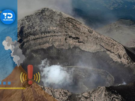 Cráter del volcán Popocatépetl / Agencia Cuartoscuro