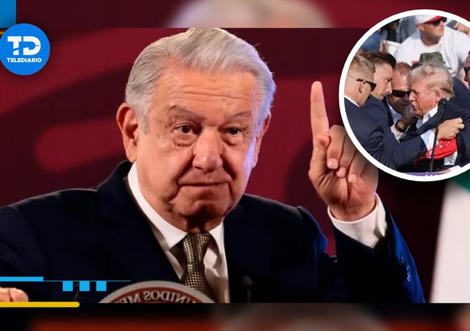 El presidente López Obrador reprobó los disparos dirigidos a Donald Trump durante un mitin poítico en EU / Especial