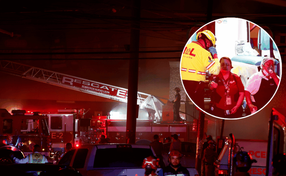 Reportan incendio en tienda de conveniencia en Monterrey / Especial.