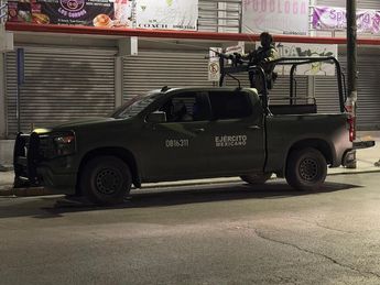 Elementos del Ejército Mexicano atendieron el hecho ocurrido en el municipio de Escobedo. | Marcela Cuevas