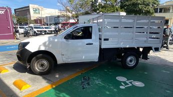 La camioneta de estaquitas fue interceptada por policías estatales tras una persecución que inició en Casa Jalisco | Foto:Juan Carlos Munguía