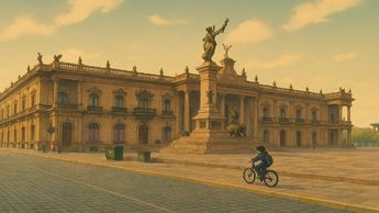 El Palacio de Gobierno al estilo Ghibli