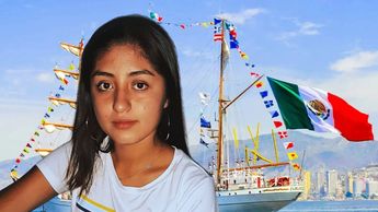 El buque escuela "Cuauhtémoc", embarcación de la Marina Mexicana, chocó en Nueva York contra el puente de Broolyn / Especial