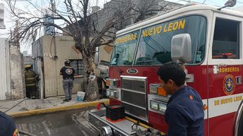 Solo se registraron daños materiales en un cuarto de la vivienda. | Fabricio Gallegos