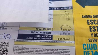 Recibo de AyD Monterrey / Fabricio Gallegos