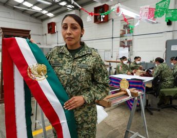 Evangelina Rentería de la Cruz, personal de la Secretaría de la Defensa Nacional (Sedena)