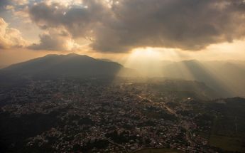 Vista desde el mirador de la Cruz Celestial en Xicotepec / Andrés Lobato