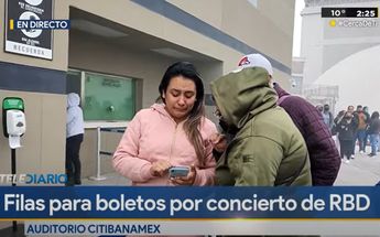 Fan regia que buscaba boleto para RBD