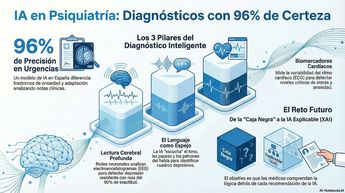 La IA no solo analiza textos; "escucha" y "siente" al paciente a través de diversos canales | FOTO: Gemini