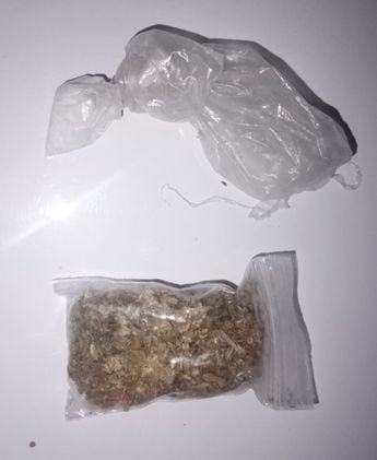 Droga decomisada al detenido. | Cortesía
