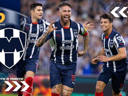 Sergio Ramos celebrando su gol ante Santos Laguna