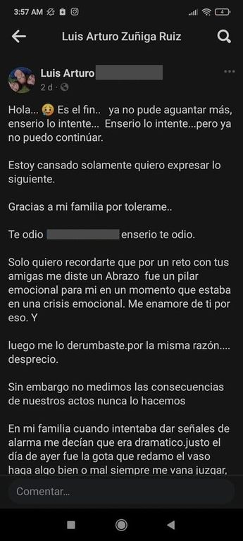 Mensaje de Luis Arturo, presunto hombre que aventó a joven en Metro Hidalgo | Especial