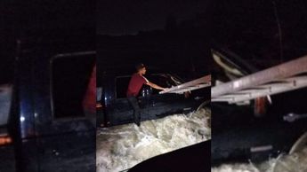 Rescate en Río Santa Catarina.| Especial