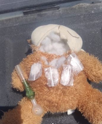 Las dosis de droga se encontraban en el interior de un oso de peluche. | Cortesía