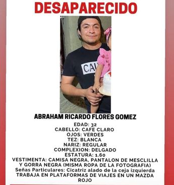 Abraham Ricardo Flores Gómez desaparecido en Santa Catarina | Cortesía