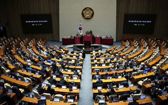 Asamblea Nacional de Corea del Sur luego de que el presidente Yoon declarara la Ley Marcial. | Reuters