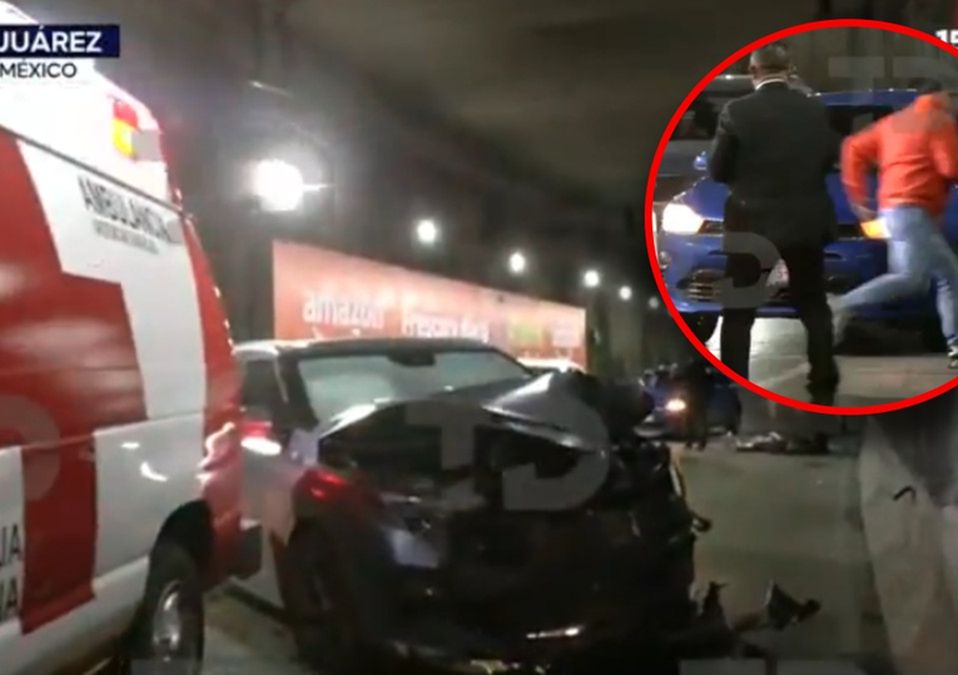 El reportero de TELEDIARIO logró ponerse a salvo tras ver al vehículo manejar a toda velocidad | Telediario