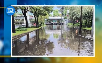Se registran inundaciones en Tlalpan este 11 de agosto.