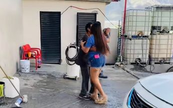 Un hombre y una mujer fueron captados bailando juntos. | Especial