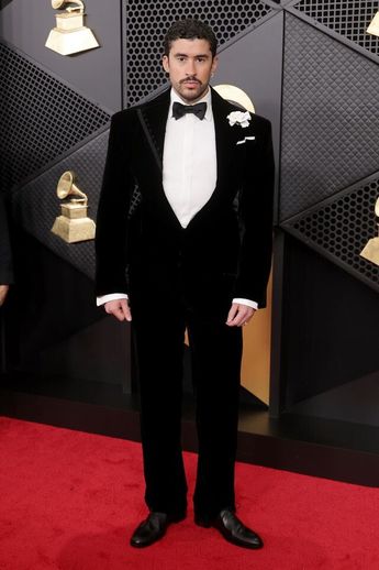 Así lucía Bad Bunny en los Grammys
