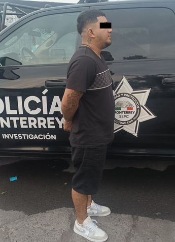 El hombre fue detenido con varias dosis de droga en Monterrey. | Cortesía