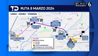 Ruta Marcha 8 M en La Laguna