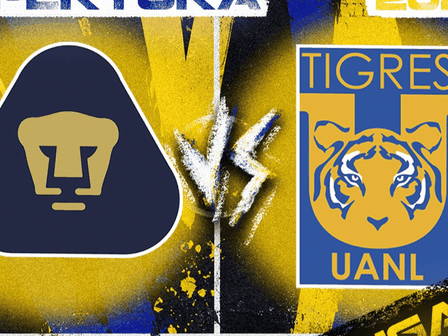 Pumas y Tigres disputan tres puntos en el Estadio Olímpico Universitario.