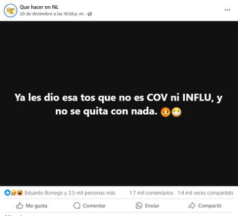 Fue la página 'Qué hacer en NL' quien alertó en redes sobre la tos viral. | Especial